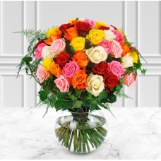 Prestige Fifty Assorted Roses